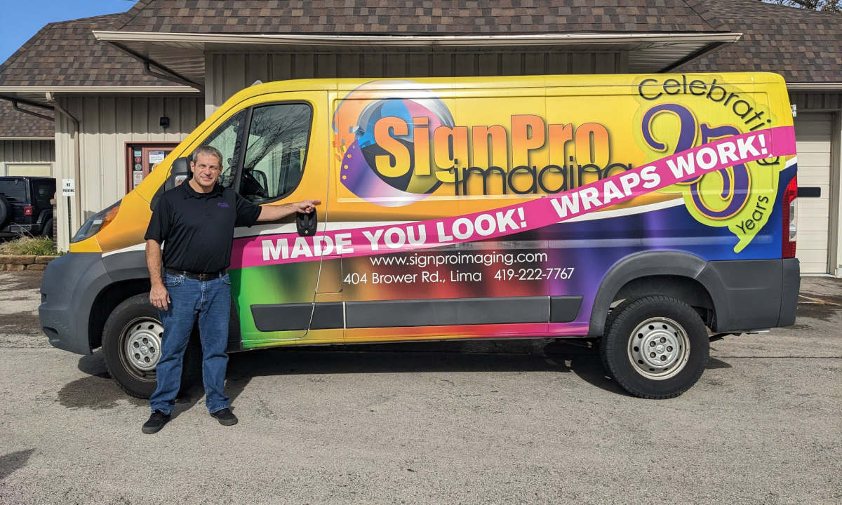 sign-pro-van-wrap-lima-ohio SignPro: Van Wrapped